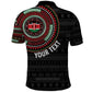 Personalised Kenya African Tribal Pattern Polo Shirt Chest Arm Tattoo