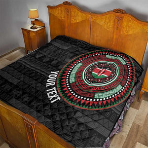 Personalised Kenya African Tribal Pattern Quilt Chest Arm Tattoo
