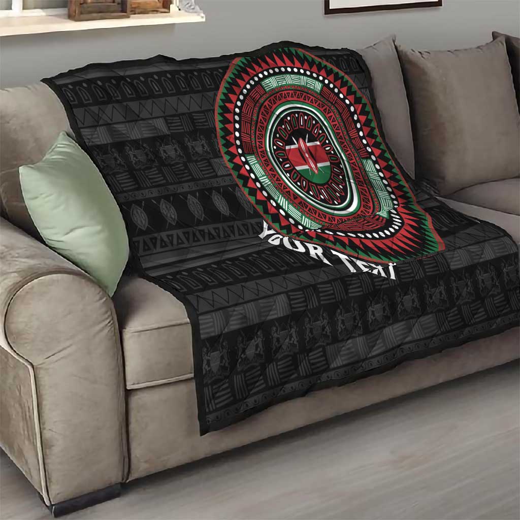 Personalised Kenya African Tribal Pattern Quilt Chest Arm Tattoo