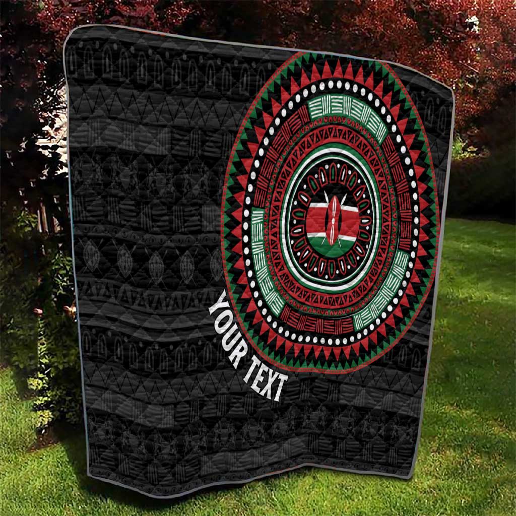 Personalised Kenya African Tribal Pattern Quilt Chest Arm Tattoo