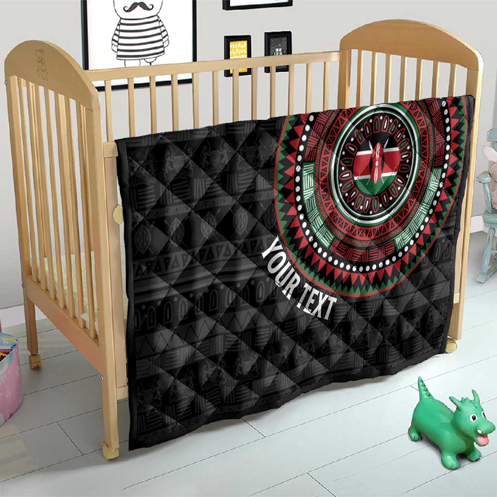 Personalised Kenya African Tribal Pattern Quilt Chest Arm Tattoo