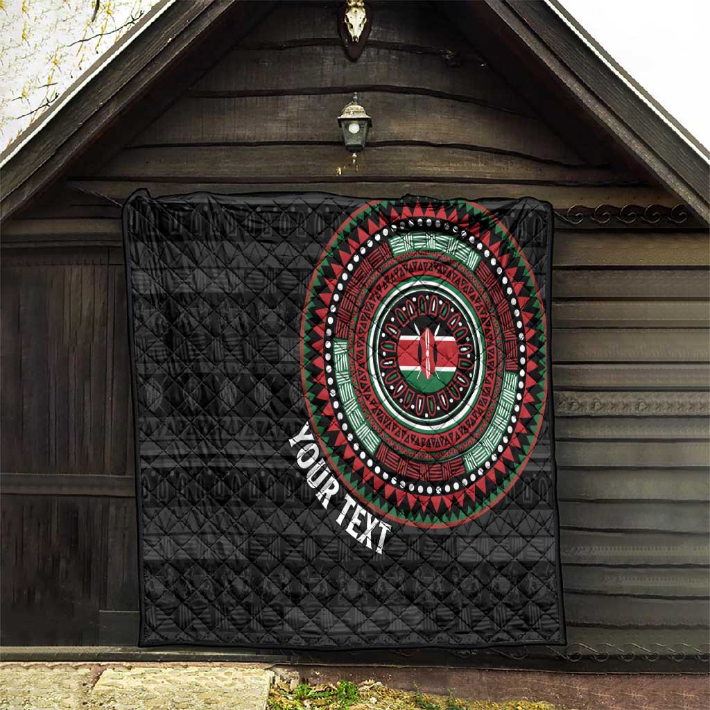 Personalised Kenya African Tribal Pattern Quilt Chest Arm Tattoo