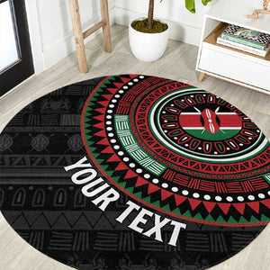 Personalised Kenya African Tribal Pattern Round Carpet Chest Arm Tattoo
