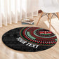 Personalised Kenya African Tribal Pattern Round Carpet Chest Arm Tattoo