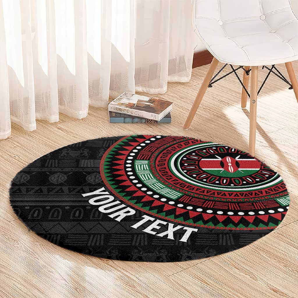 Personalised Kenya African Tribal Pattern Round Carpet Chest Arm Tattoo
