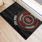 Personalised Kenya African Tribal Pattern Rubber Doormat Chest Arm Tattoo