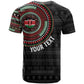 Personalised Kenya African Tribal Pattern T shirt Chest Arm Tattoo