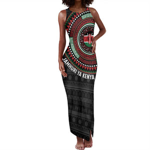 Personalised Kenya African Tribal Pattern Tank Maxi Dress Chest Arm Tattoo