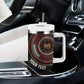 Personalised Kenya African Tribal Pattern Tumbler With Handle Chest Arm Tattoo