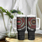 Personalised Kenya African Tribal Pattern Tumbler With Handle Chest Arm Tattoo