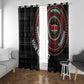 Personalised Kenya African Tribal Pattern Window Curtain Chest Arm Tattoo