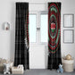 Personalised Kenya African Tribal Pattern Window Curtain Chest Arm Tattoo