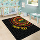 Personalised Ghana African Tribal Mix Kente Patterns Area Rug Chest Arm Tattoo