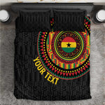 Personalised Ghana African Tribal Mix Kente Patterns Bedding Set Chest Arm Tattoo