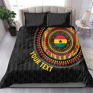 Personalised Ghana African Tribal Mix Kente Patterns Bedding Set Chest Arm Tattoo