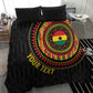 Personalised Ghana African Tribal Mix Kente Patterns Bedding Set Chest Arm Tattoo