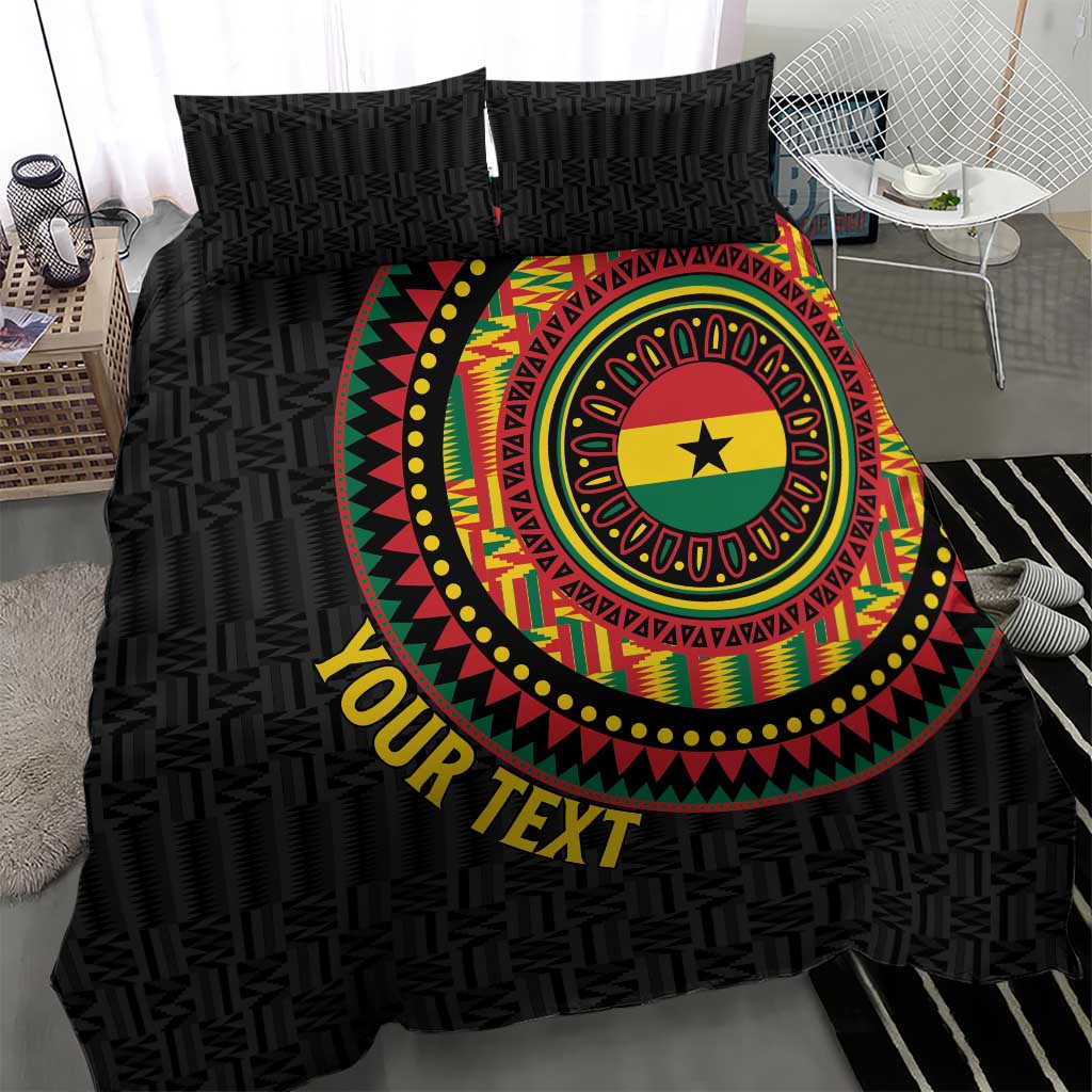 Personalised Ghana African Tribal Mix Kente Patterns Bedding Set Chest Arm Tattoo