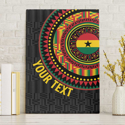Personalised Ghana African Tribal Mix Kente Patterns Canvas Wall Art Chest Arm Tattoo