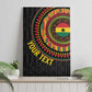 Personalised Ghana African Tribal Mix Kente Patterns Canvas Wall Art Chest Arm Tattoo