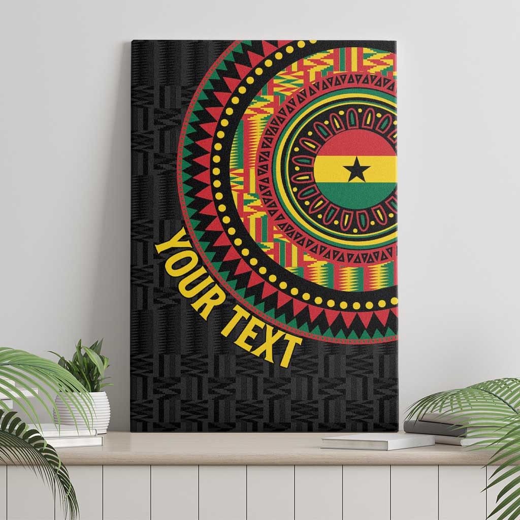 Personalised Ghana African Tribal Mix Kente Patterns Canvas Wall Art Chest Arm Tattoo
