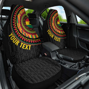 Personalised Ghana African Tribal Mix Kente Patterns Car Seat Cover Chest Arm Tattoo