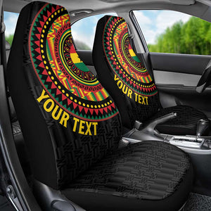 Personalised Ghana African Tribal Mix Kente Patterns Car Seat Cover Chest Arm Tattoo