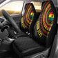 Personalised Ghana African Tribal Mix Kente Patterns Car Seat Cover Chest Arm Tattoo