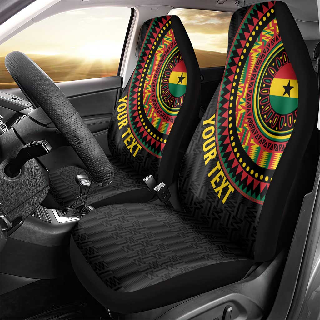 Personalised Ghana African Tribal Mix Kente Patterns Car Seat Cover Chest Arm Tattoo