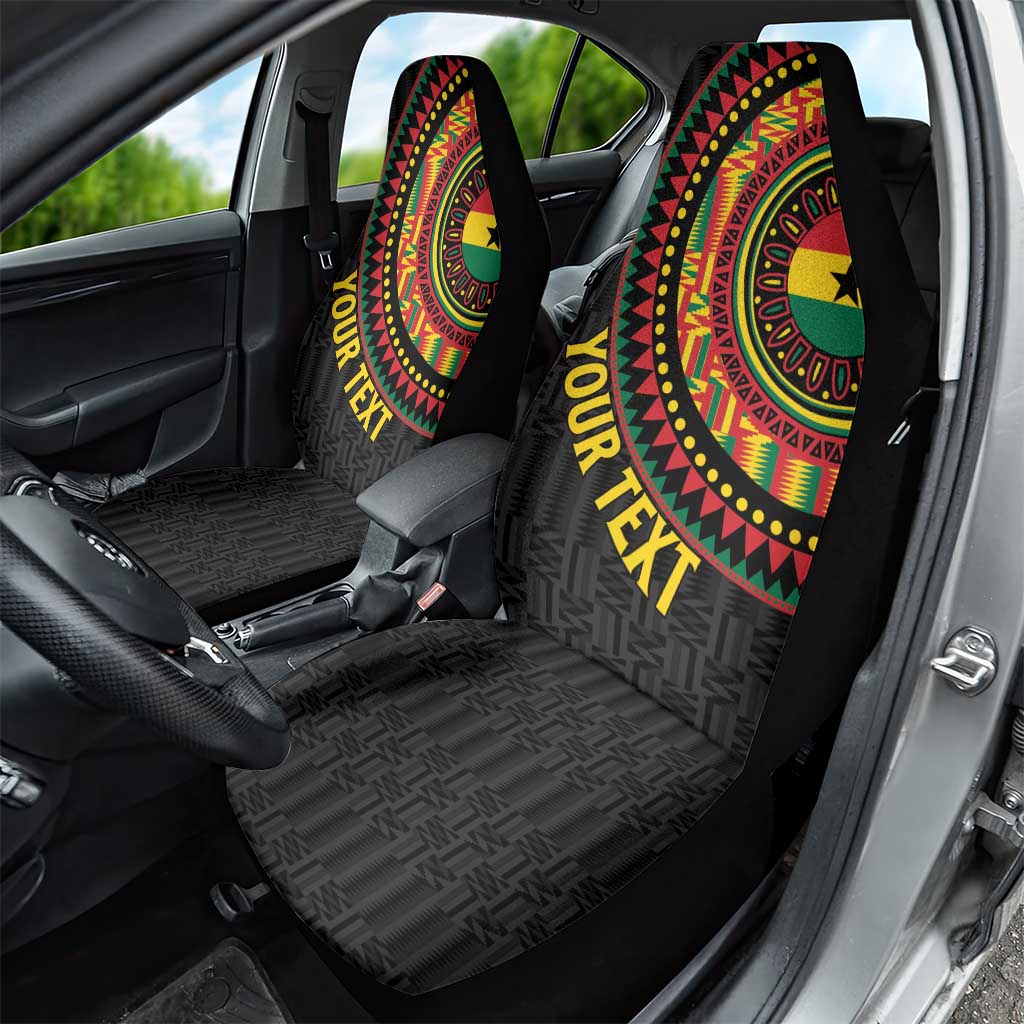 Personalised Ghana African Tribal Mix Kente Patterns Car Seat Cover Chest Arm Tattoo