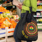 Personalised Ghana African Tribal Mix Kente Patterns Grocery Bag Chest Arm Tattoo
