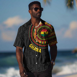 Personalised Ghana African Tribal Mix Kente Patterns Hawaiian Shirt Chest Arm Tattoo