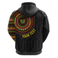Personalised Ghana African Tribal Mix Kente Patterns Hoodie Chest Arm Tattoo