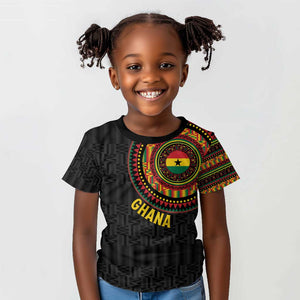 Personalised Ghana African Tribal Mix Kente Patterns Kid T shirt Chest Arm Tattoo