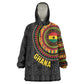 Personalised Ghana African Tribal Mix Kente Patterns Kid Wearable Blanket Hoodie Chest Arm Tattoo