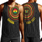 Personalised Ghana African Tribal Mix Kente Patterns Men Tank Top Chest Arm Tattoo