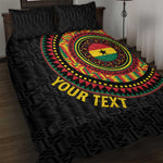 Personalised Ghana African Tribal Mix Kente Patterns Quilt Bed Set Chest Arm Tattoo