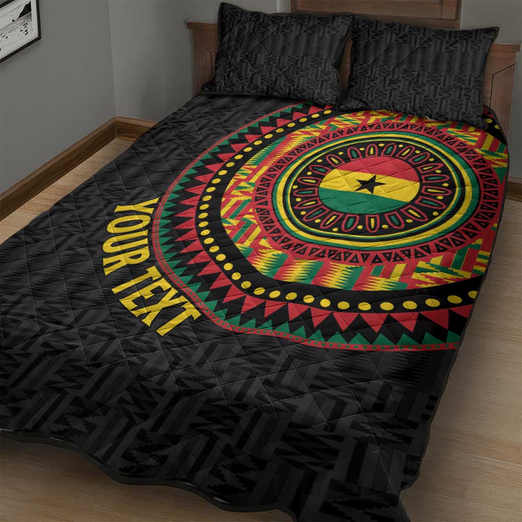 Personalised Ghana African Tribal Mix Kente Patterns Quilt Bed Set Chest Arm Tattoo