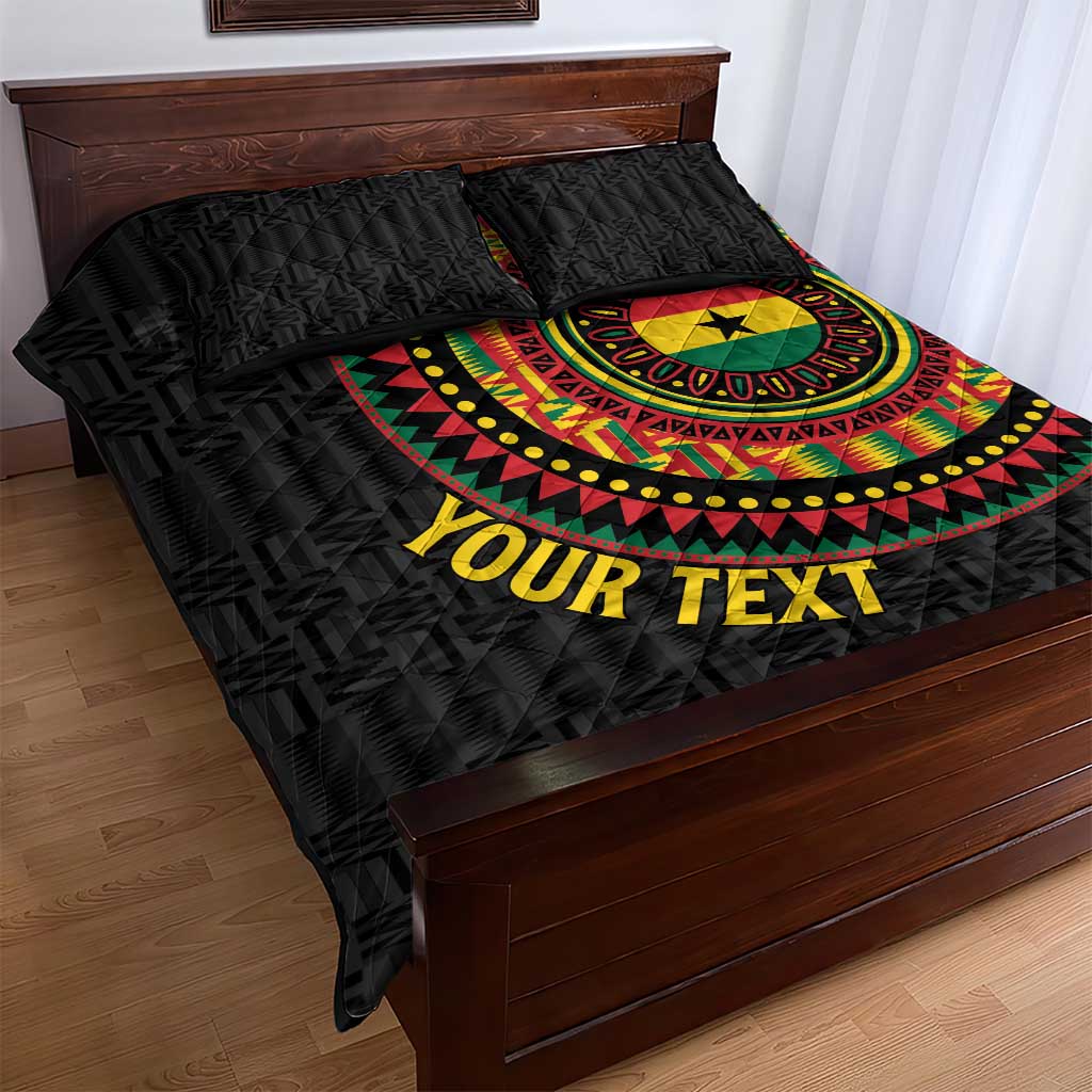 Personalised Ghana African Tribal Mix Kente Patterns Quilt Bed Set Chest Arm Tattoo