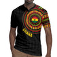 Personalised Ghana African Tribal Mix Kente Patterns Rugby Jersey Chest Arm Tattoo