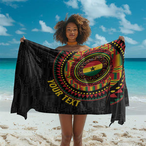 Personalised Ghana African Tribal Mix Kente Patterns Sarong Chest Arm Tattoo