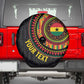 Personalised Ghana African Tribal Mix Kente Patterns Spare Tire Cover Chest Arm Tattoo