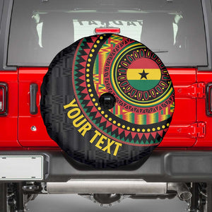 Personalised Ghana African Tribal Mix Kente Patterns Spare Tire Cover Chest Arm Tattoo