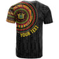 Personalised Ghana African Tribal Mix Kente Patterns T shirt Chest Arm Tattoo