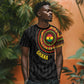 Personalised Ghana African Tribal Mix Kente Patterns T shirt Chest Arm Tattoo