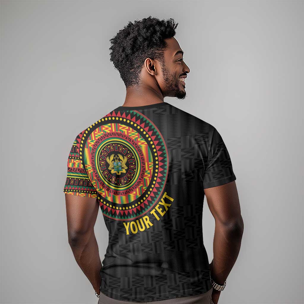 Personalised Ghana African Tribal Mix Kente Patterns T shirt Chest Arm Tattoo