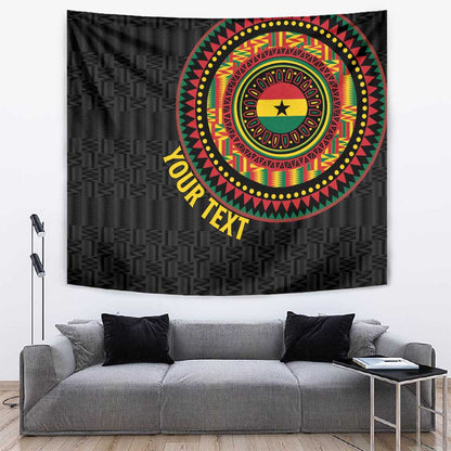 Personalised Ghana African Tribal Mix Kente Patterns Tapestry Chest Arm Tattoo