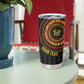 Personalised Ghana African Tribal Mix Kente Patterns Tumbler Cup Chest Arm Tattoo