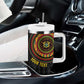 Personalised Ghana African Tribal Mix Kente Patterns Tumbler With Handle Chest Arm Tattoo