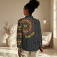 Personalised Ghana African Tribal Mix Kente Patterns Women Casual Shirt Chest Arm Tattoo