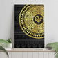 African Adinkra Canvas Wall Art Sankofa Bird - Gold Version - Chest Arm Tattoo